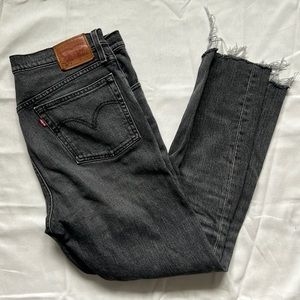 Levi’s 501 Grey / Black Jeans